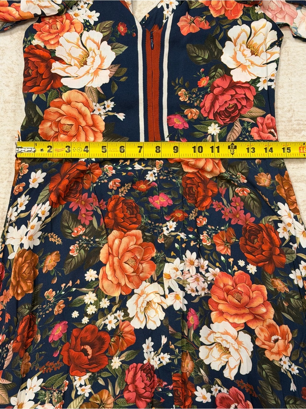 FARM Rio Floral Off Shoulder High Low Maxi Dress Size Large (G) - Picture 8 of 10